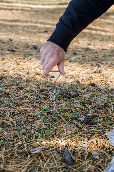 Изображение товара Набор колышков для палатки ARTELIKA Треугольные толщина проволоки 4.00мм 23х5см (10шт)