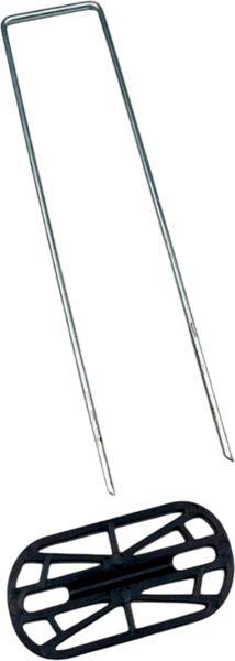 Изображение товара Скобы садовые ARTELIKA Для укрывного материала 100 шт + фиксатор 100 шт