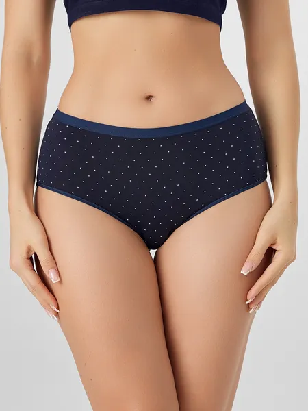 Изображение товара Трусы женские Mark Formelle 412426 (р.90, горошек на темно-синем)