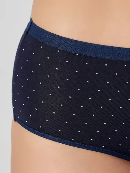 Изображение товара Трусы женские Mark Formelle 412426 (р.102, горошек на темно-синем)