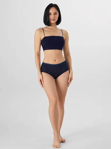 Изображение товара Трусы женские Mark Formelle 412426 (р.102, горошек на темно-синем)