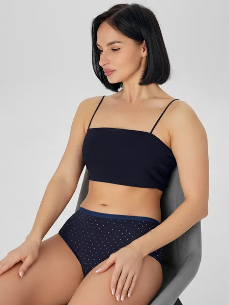 Изображение товара Трусы женские Mark Formelle 412426 (р.106, горошек на темно-синем)