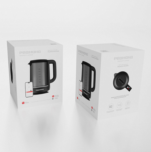 Изображение товара Электрочайник Redmond KG259S (черный/тонировка)