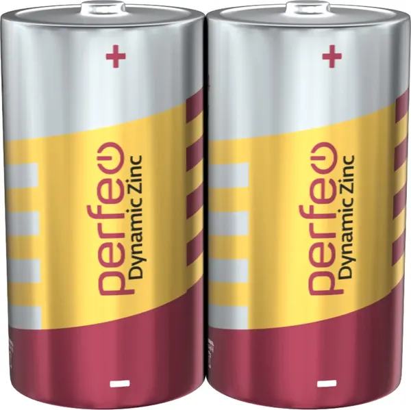 Изображение товара Комплект батареек Perfeo Dynamic Zinc PF R14/2SH