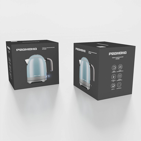 Изображение товара Электрочайник Redmond KM261 (голубой)