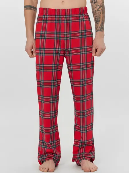 Изображение товара Комплект домашней одежды Mark Formelle 591041 (р.88-78-170/176, клетка на красном)