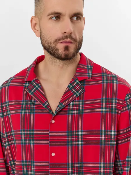 Изображение товара Комплект домашней одежды Mark Formelle 591041 (р.88-78-170/176, клетка на красном)