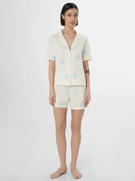 Изображение товара Пижама Mark Formelle 592553 (р.164/170-96-102, цветы на молочном-1)