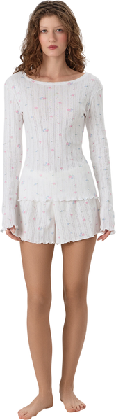 Изображение товара Пижама Mark Formelle 592614 (р.164/170-92-98, розы на белом)