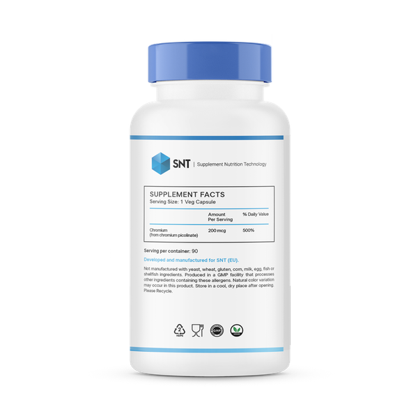 Изображение товара Минерал SNT Chromium picolinate 200мг (90 капсул)