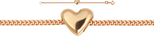 Изображение товара Браслет из красного золота Кристалл CH30400226773 (15см)