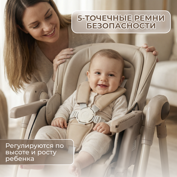 Изображение товара Стульчик для кормления Bubago Aurora BG 198-2 (бежевый)