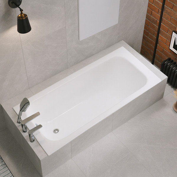 Изображение товара Ванна стальная Lauter Brio 160 / 21S1600 + сифон 21Y32002