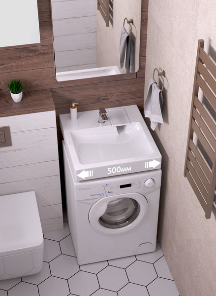 Изображение товара Умывальник Berge BRS-5550 Lux (белый)