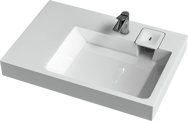 Изображение товара Умывальник Berge BRS-8055 Lux (левый, белый)