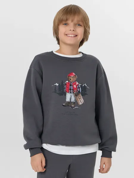 Изображение товара Брюки спортивные детские Mark Formelle 183352 (р.134-68-60, серая жемчужина)