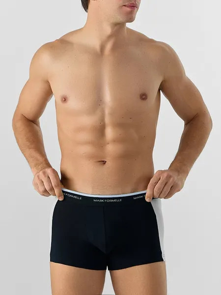 Изображение товара Трусы мужские Mark Formelle 411224 (р.90-100, черный/светло-серый)