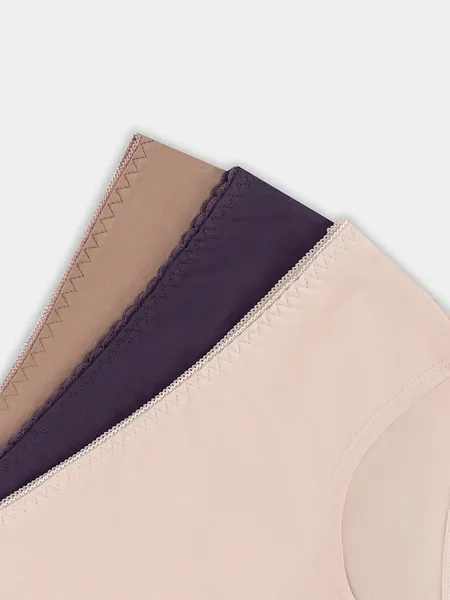 Изображение товара Комплект женских трусов Mark Formelle 412675-3 (р.106, серебристый пион)