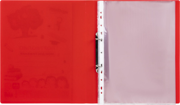 Изображение товара Папка адресная Юнландия А4 / 115235 (10 файлов, красный)