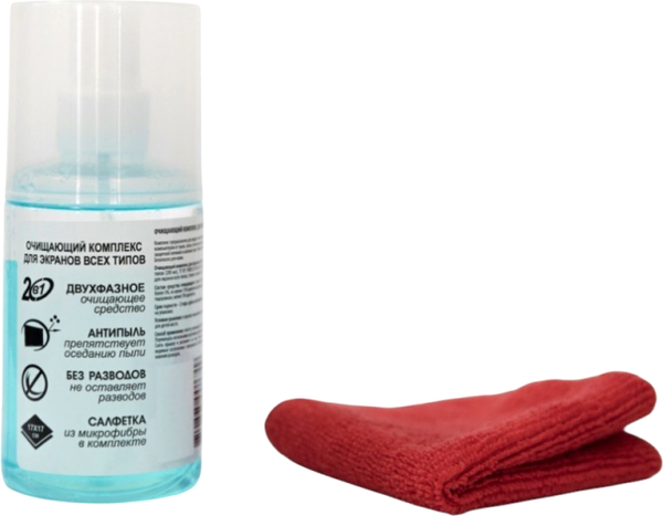 Изображение товара Набор для чистки электроники ZALA Двухфазная+салфетка из микрофибры / ZL93200 93200 (200мл)
