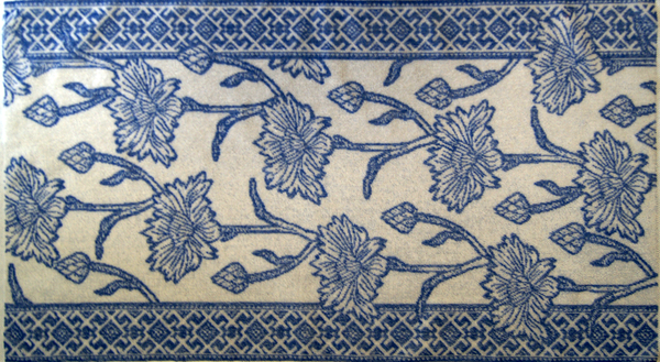 Изображение товара Полотенце Privilea Васильки 23С8 (50х90, синий)