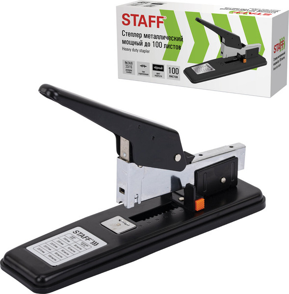 Изображение товара Степлер Staff №24/6-23/15 / 272736 (черный)