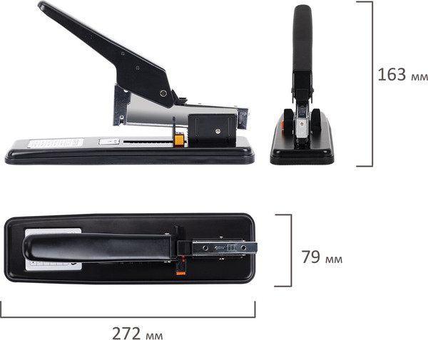 Изображение товара Степлер Staff №24/6-23/15 / 272736 (черный)