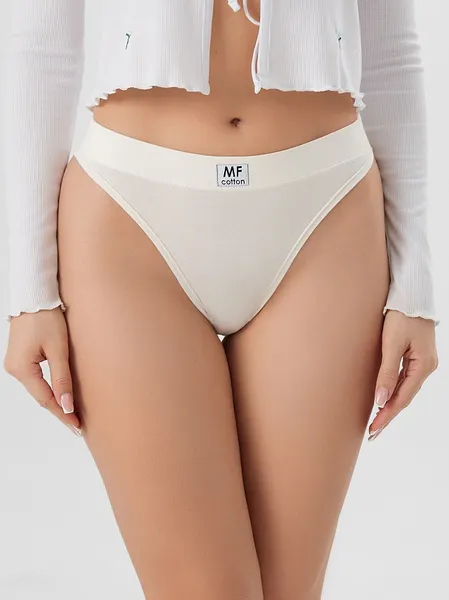 Изображение товара Комплект женских трусов Mark Formelle 412543-3 (р.94, молочный/морской туман/макадамия/декор)