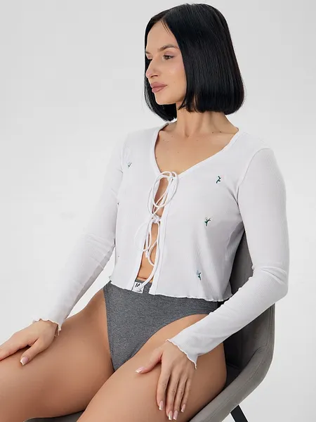 Изображение товара Комплект женских трусов Mark Formelle 412543-3 (р.90, темно-серый меланж 4348-F/черный/декор)