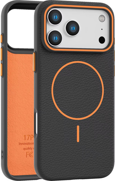 Чехол-накладка Bingo Litchi TPU для Apple iPhone 17 Pro Max (черный) — фото 3