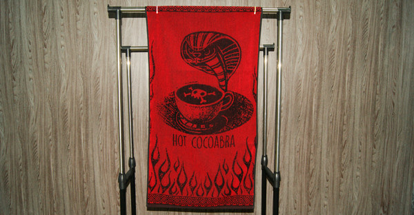 Изображение товара Полотенце Privilea Горячая кобра 23С20 (50х90, красный)