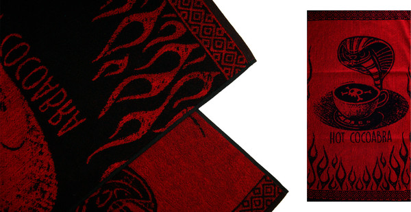 Изображение товара Полотенце Privilea Горячая кобра 23С20 (50х90, красный)