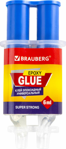 Изображение товара Клей Brauberg эпоксидный шприц / 608104 (6мл)