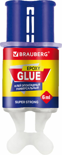 Изображение товара Клей Brauberg эпоксидный шприц / 608104 (6мл)