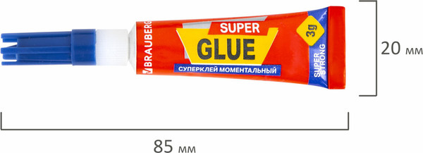 Изображение товара Клей Brauberg Суперклей моментальный / 608107