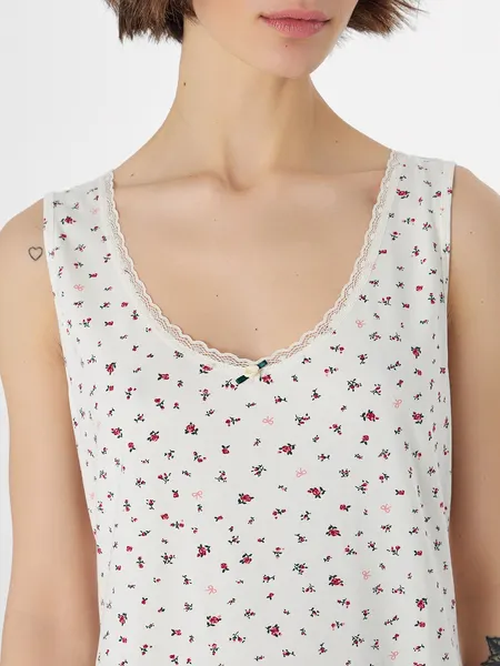 Изображение товара Сорочка Mark Formelle 572399 (р.164/170-100-106, букетики на молочном)