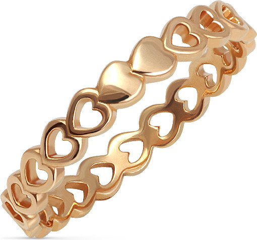 Изображение товара Кольцо из красного золота Кристалл CJ29300226773 (р.18)