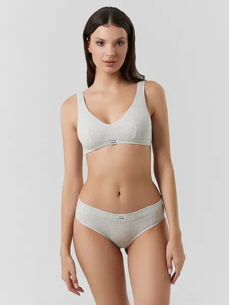 Изображение товара Бюстгальтер Mark Formelle 512472 (р.164/170-88, серый меланж 4306-А-11/декор)