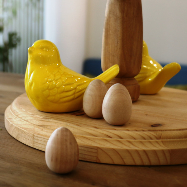 Изображение товара Набор заготовок для творчества Брестская Фабрика Сувениров Деревянные яйца / egg40_x14 (14шт)