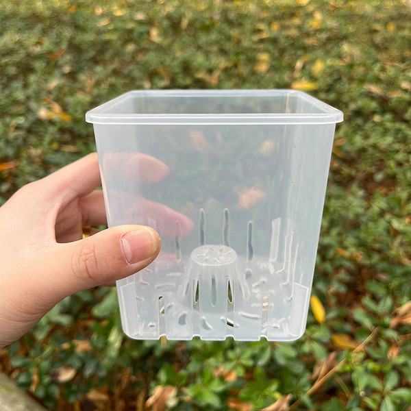 Изображение товара Кашпо BOTANICA Clear квадратное (10.5см, прозрачный)