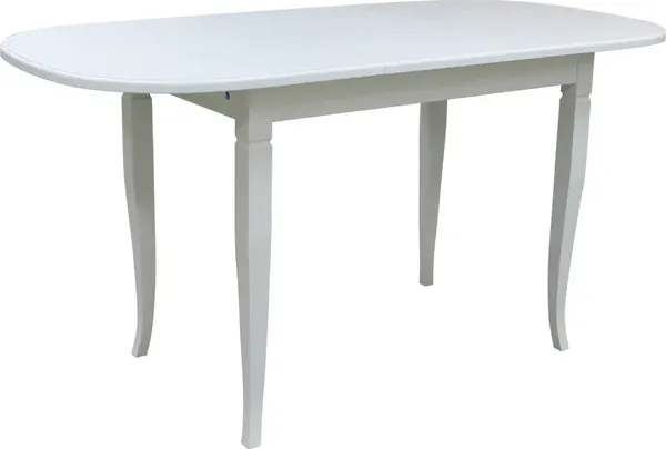 Изображение товара Обеденный стол Виста Лион-ПМ 70х11-150 (гладкий белый/белый)