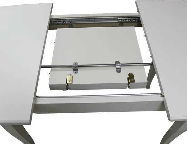 Изображение товара Обеденный стол Виста Лион-ПМ 70х11-150 (гладкий белый/белый)