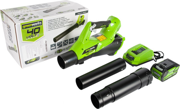 Изображение товара Воздуходувка аккумуляторная Greenworks G40ABK4 (2400807UB)