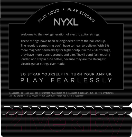 Изображение товара Струны для электрогитары D'Addario NYXLS0942