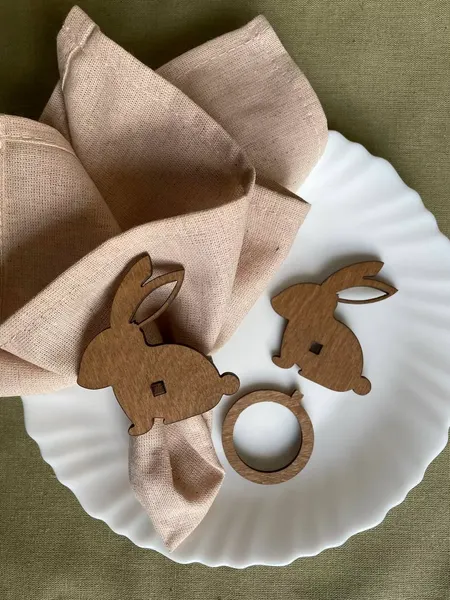 Изображение товара Набор колец для салфеток ОМурМебель Кролик (12шт)