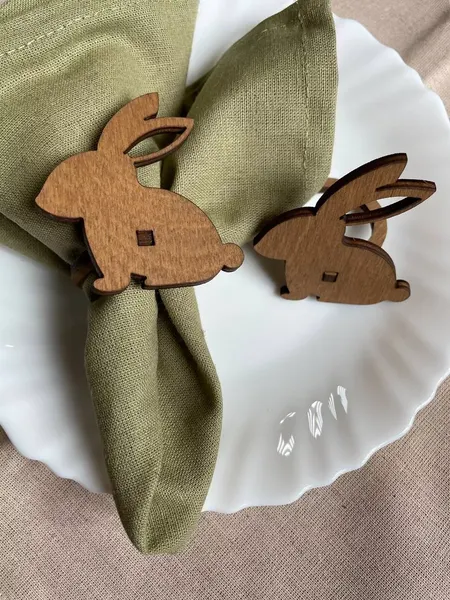 Изображение товара Набор колец для салфеток ОМурМебель Кролик (12шт)