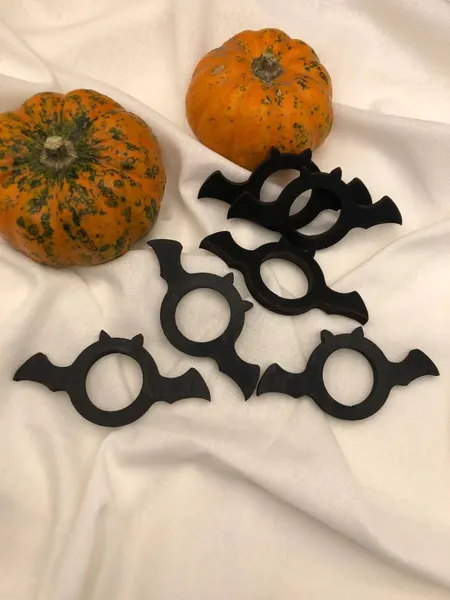 Изображение товара Набор колец для салфеток ОМурМебель Летучая мышь (6шт)