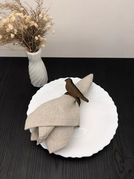 Изображение товара Набор колец для салфеток ОМурМебель Птичка (6шт)