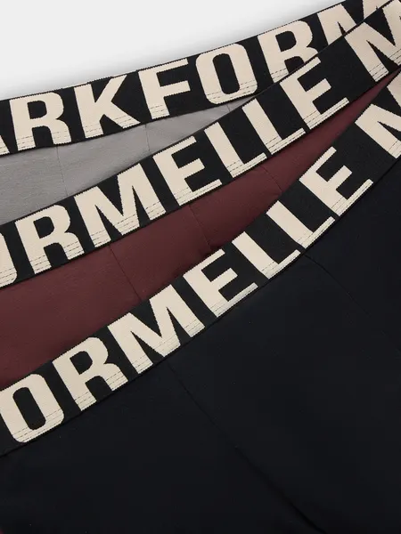 Изображение товара Комплект мужских трусов Mark Formelle 411124-3 (р.110-120, серый/коричневый/черный)