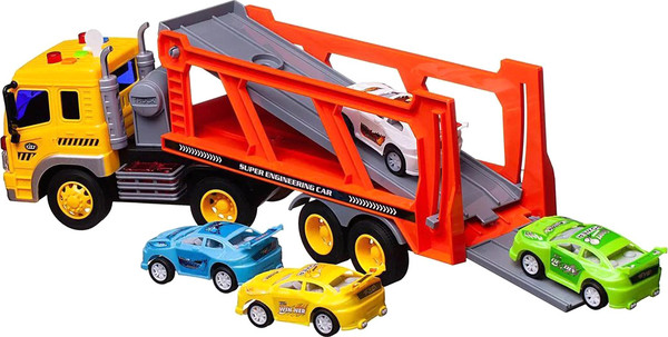 Изображение товара Набор игрушечных автомобилей Наша игрушка Автовоз-трейлер / C-00502